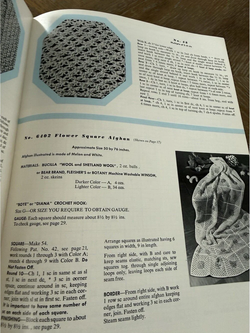 Bucilla Vintage Crochet Pattern Book 48 Projects 1972 31 Pgs